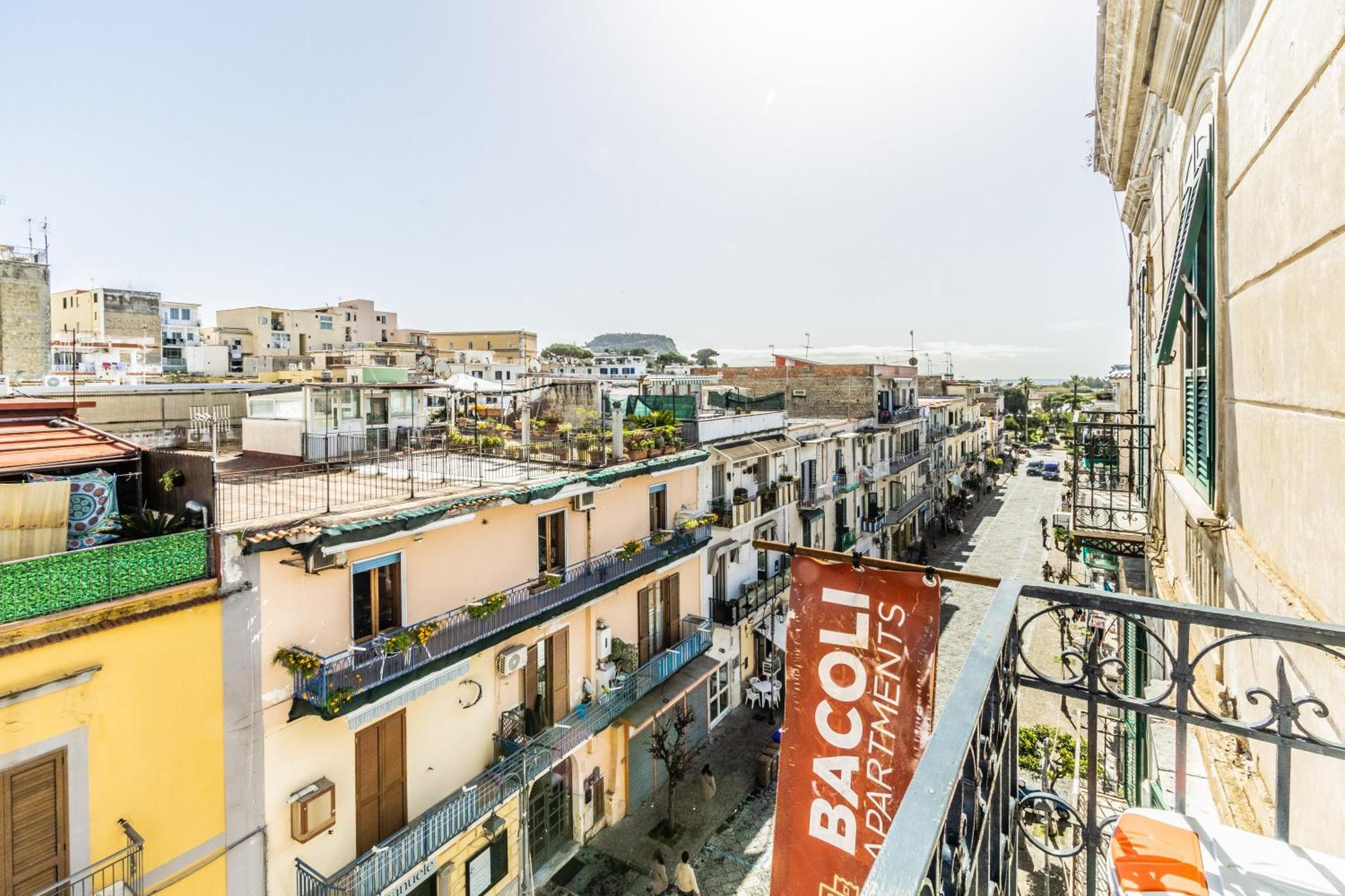 Bacoli Sveva Luxury House - Terrace & Design Apartment Bagian luar foto